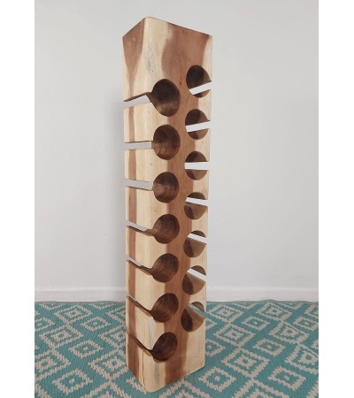 Original Wine Rack 14 Bottle, Solid Suar Wood
