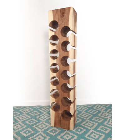 Original Wine Rack 14 Bottle, Solid Suar Wood
