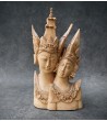 Rama and Sita - Balinese wood carving