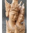 Rama and Sita - Balinese wood carving