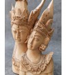 Rama and Sita - Balinese wood carving