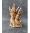 Rama and Sita - Balinese wood carving
