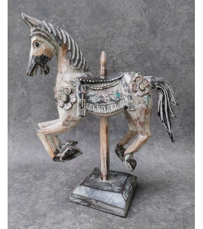 Balinese Sculpture - Wooden Carousel Horse
