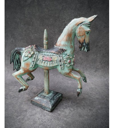 Balinese Sculpture - Wooden Carousel Horse