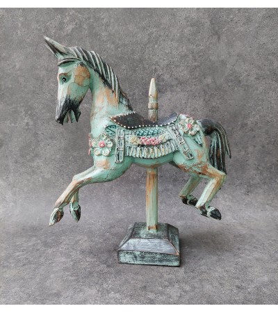 Balinese Sculpture - Wooden Carousel Horse