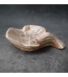 Hand carved suar wood bowl - Two joined hands