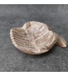 Hand carved suar wood bowl - Two joined hands