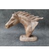 Balinese Sculpture - Suar wood horse head