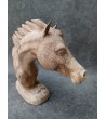 Balinese Sculpture - Suar wood horse head