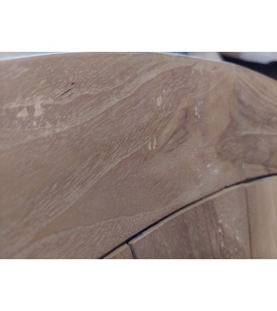 OUTLET Stół ogrodowy okrągły Matahari 120 cm,Teak, meble ogrodowe