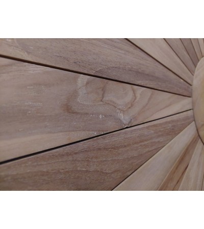 OUTLET Stół ogrodowy okrągły Matahari 120 cm,Teak, meble ogrodowe