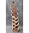 OUTLET Wine rack for exotic wine for 14 bottles, Suar