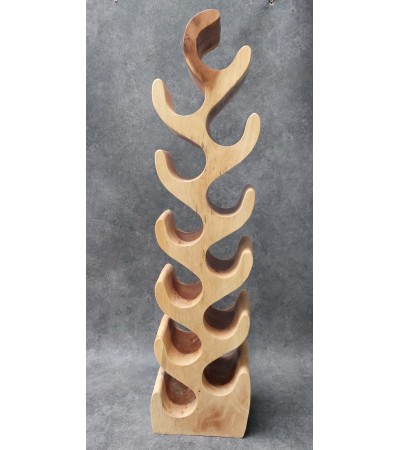 OUTLET Original stand for 12 bottles of wine - Suar wood