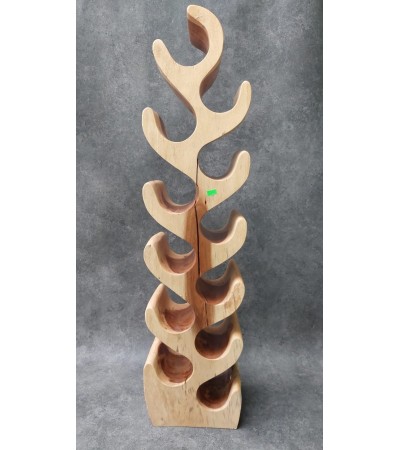 OUTLET Original stand for 12 bottles of wine - Suar wood