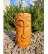 "Smile of Serenity" sculpture in suar wood