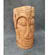 "Smile of Serenity" sculpture in suar wood