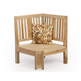 Corner garden set, teak