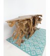 Giant console made from natural teak root