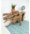 Giant console made from natural teak root