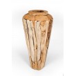 Amfora ogrodowa z drewna odzyskanego 110, teak