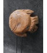 Garden sculpture Fish, teak wood