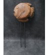 Garden sculpture Fish, teak wood