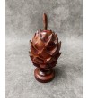 Dragon Fruit-shaped teak casket