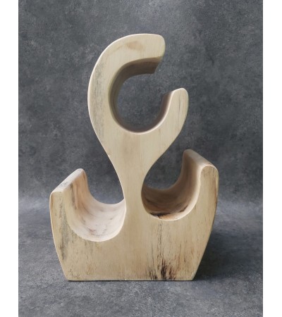 Original Wine Rack 3 Bottle, Solid Suar Wood