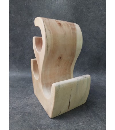 Original Wine Rack 3 Bottle, Solid Suar Wood