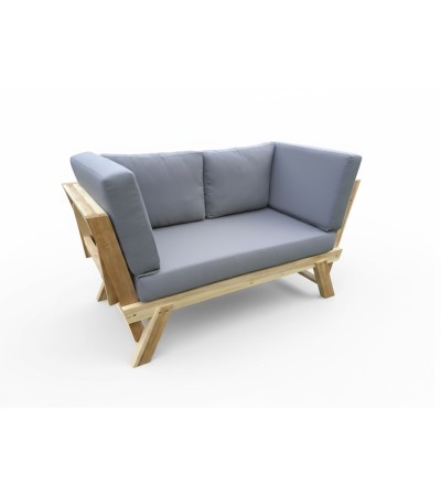 WYPRZEDAŻ - Sofa rozkładana, Teak