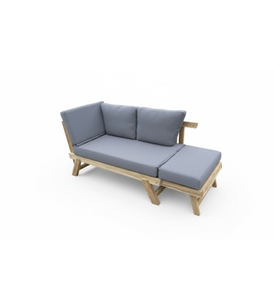 Fold-out sofa, Teak
