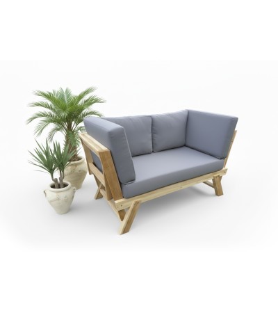 WYPRZEDAŻ - Sofa rozkładana, Teak