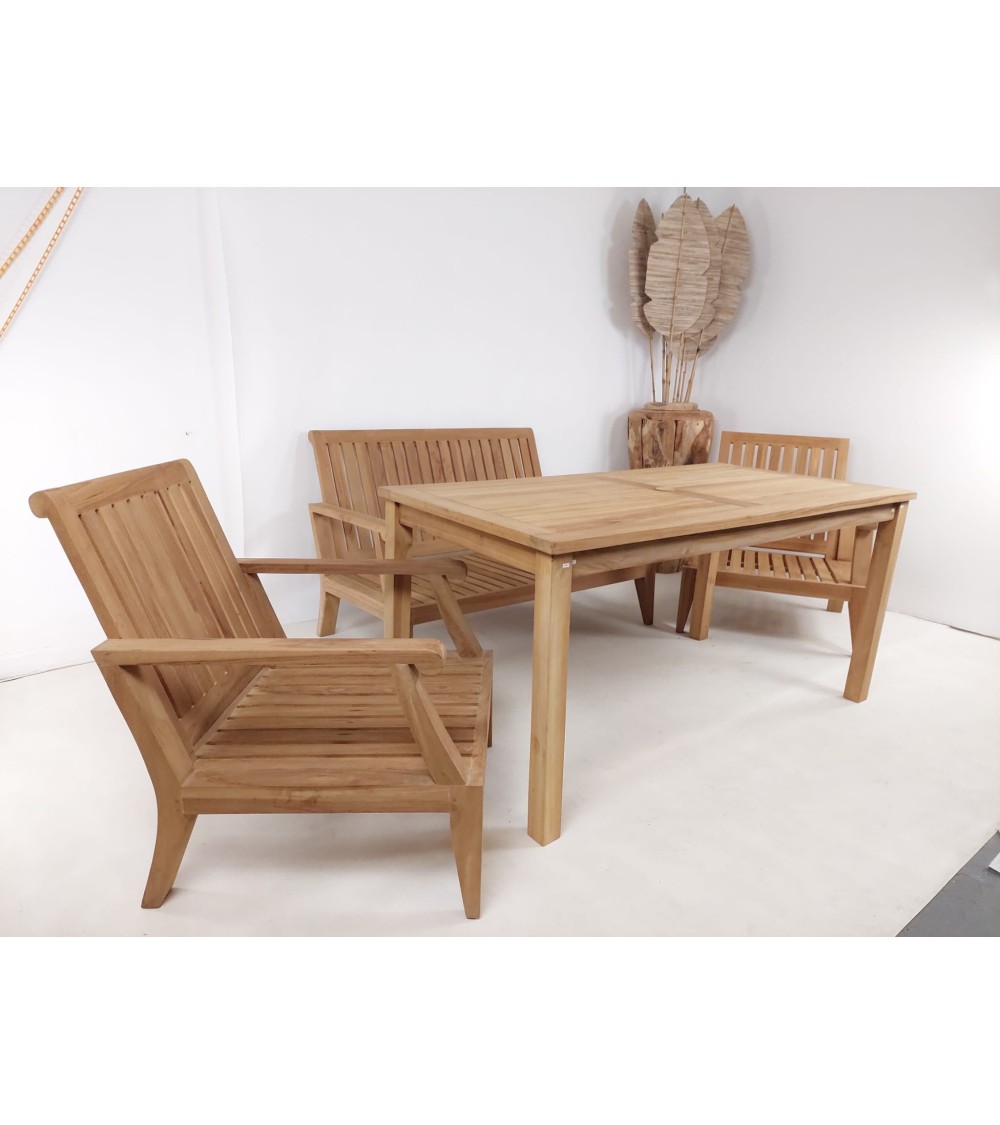 Table set with chairs,  reclaimed wood