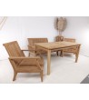 Table set with chairs,  reclaimed wood