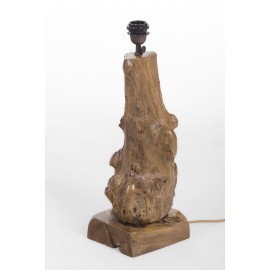 A unique wooden lamp from the root, Teak