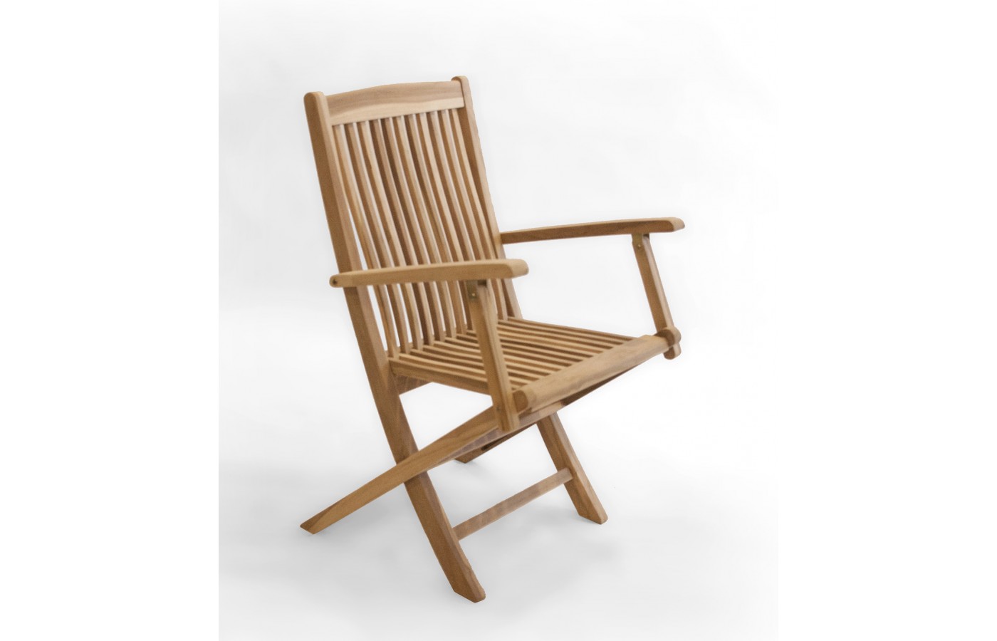 ChairOiled teak folding chair with high quality armrests