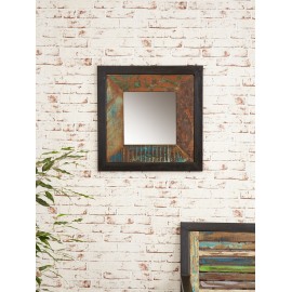 Mirror frame from antiqued wood, Teak