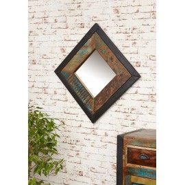 Mirror frame from antiqued wood, Teak