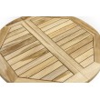 Octagonal garden table - 50 cm, Teak