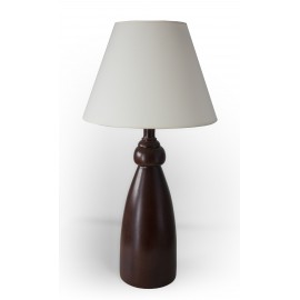 Lampa drewniana, Teak