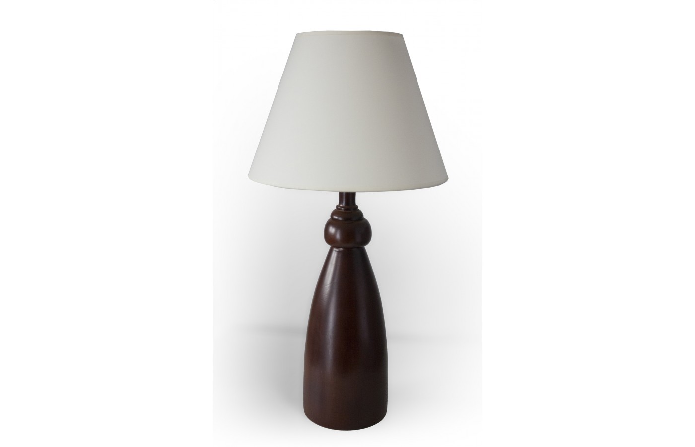 Lampa drewniana, Teak