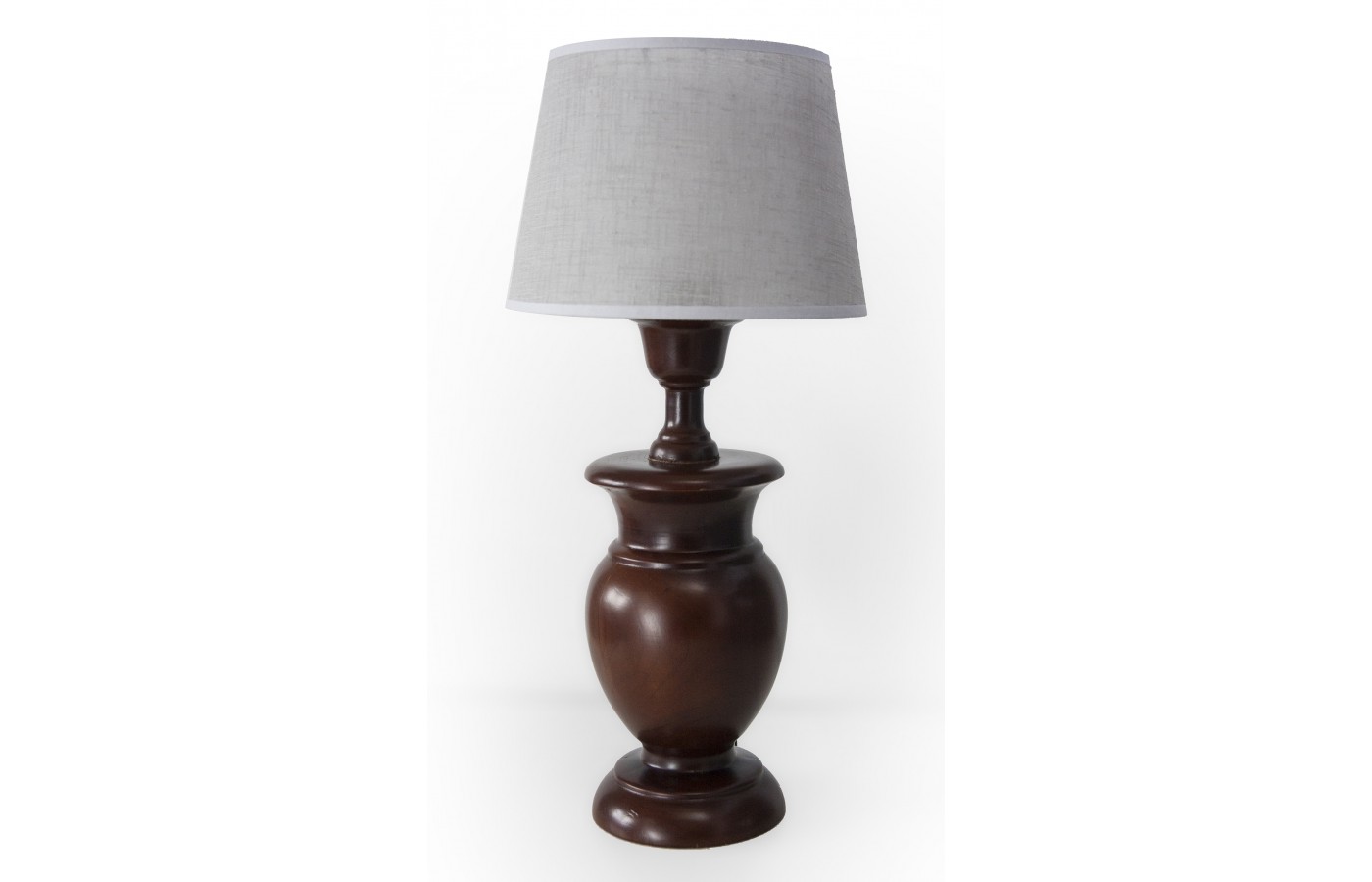 Lampa drewniana, Teak