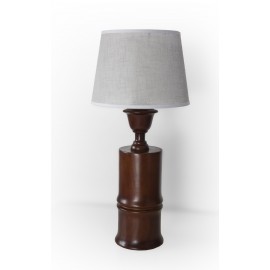 Lampa drewniana, Teak