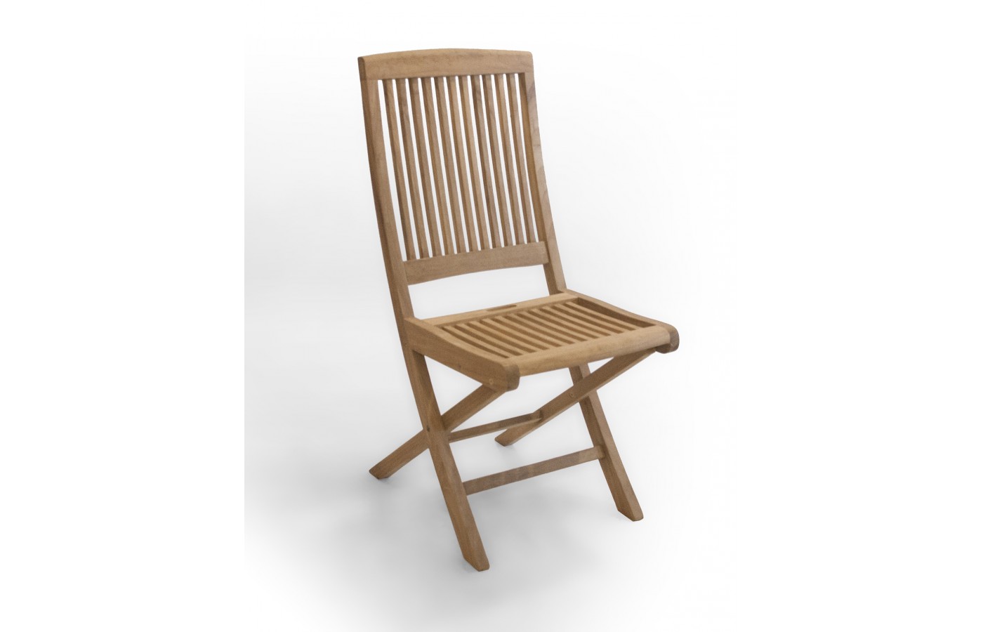 Folding garden chair with handle, Teak wood