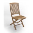 Folding garden chair with handle, Teak wood