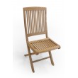 Folding garden chair with handle, Teak wood