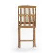 Folding garden chair with handle, Teak wood