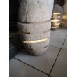 Stone garden lamp