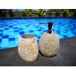 Stone bathroom set 2 piece