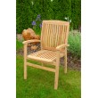 Badal garden chair with armrests, Teak